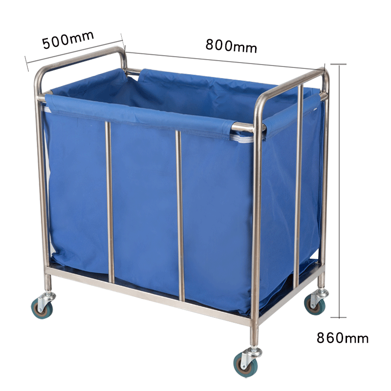 304 stainless steel dirt trolley triple care trolley wardrobe cleaning trolley