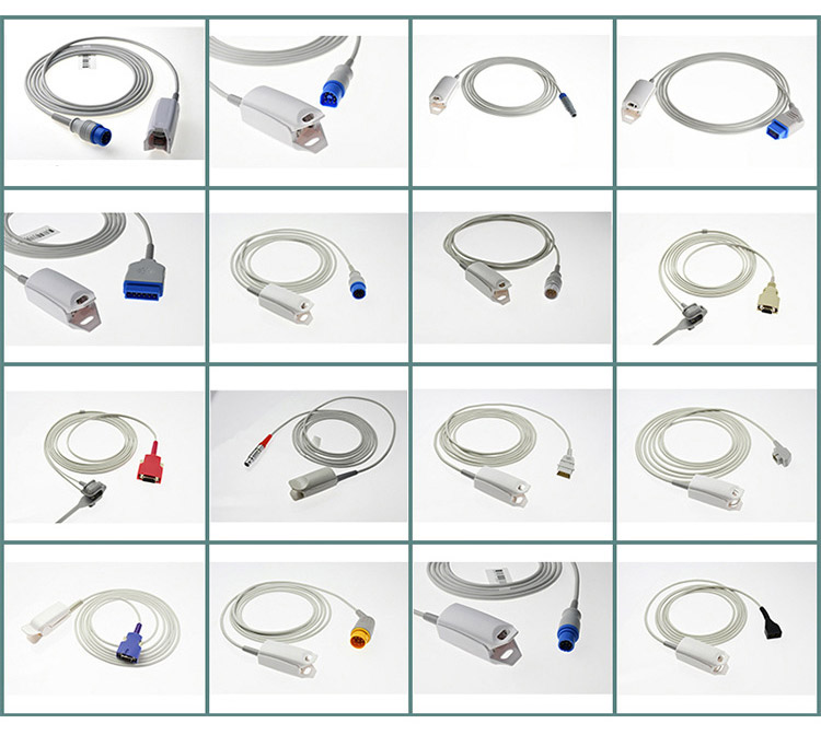 Supply hospital blood oxygen probe accessories compatible with different equipment