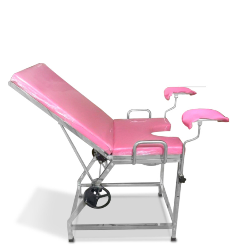 Gynecological examination bed stainless steel hospital delivery bed