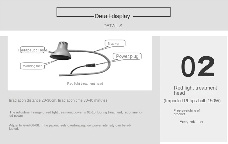 Red Light Therapy Instrument Electrocautery Gynecology Pelvic Therapeutic Instrument