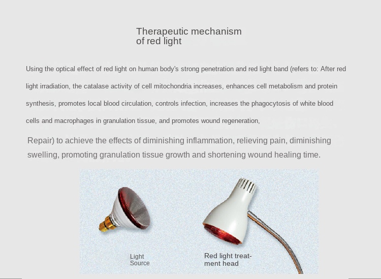 Red Light Therapy Instrument Electrocautery Gynecology Pelvic Therapeutic Instrument