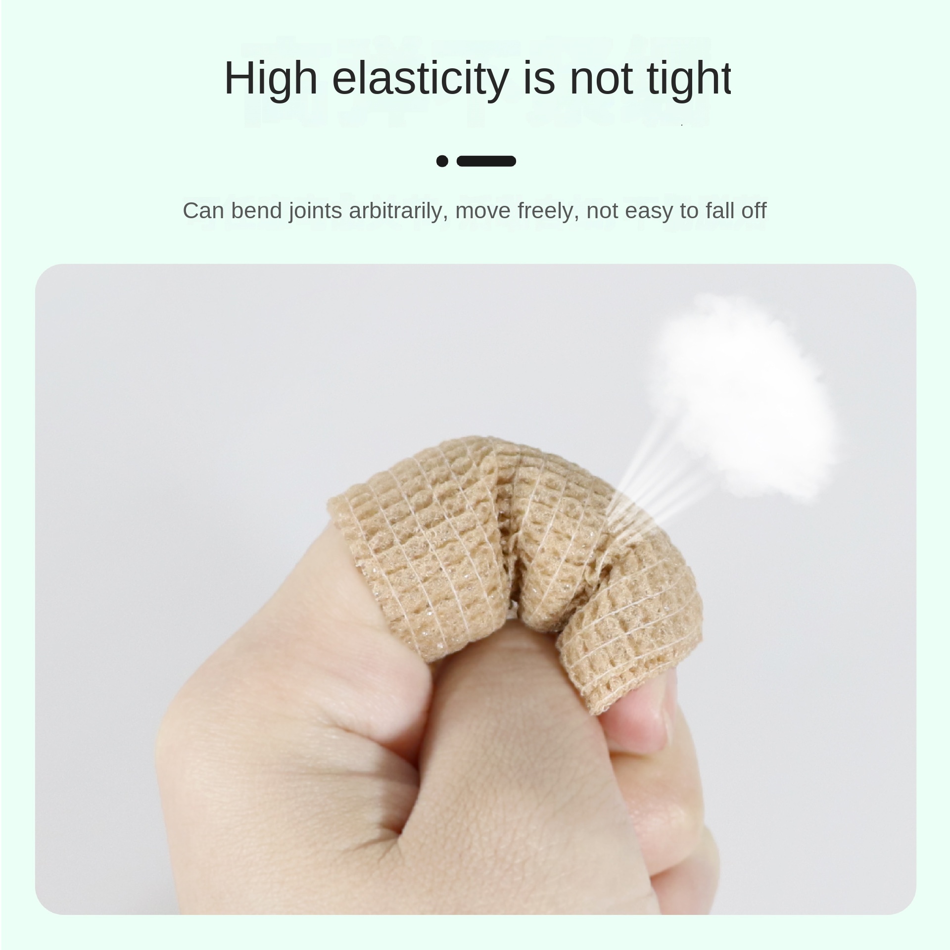 Medical self-adhesive elastic bandage wound dressing bandage gauze roll