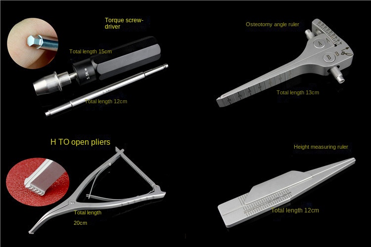 Orthopedic instruments medical high tibial plateau HTO osteotomy kit