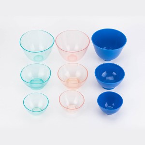 Dental Tools Material Gypsum Color Rubber Bowl