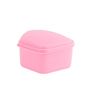 Dental color box trapezoidal storage box denture box