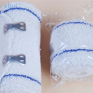 The manufacturer sells all cotton wrinkle bandage blue line