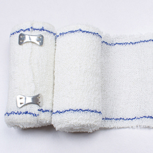 ll cotton corrugated bandage aluminum buckle white blue line first aid kit