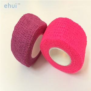 Export colored medical nonwoven nail self adhesive elastic bandage