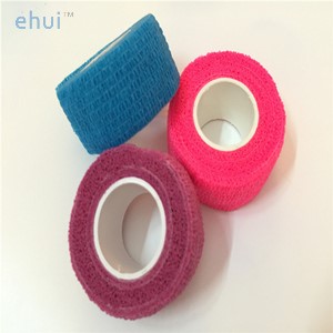 Export colored medical nonwoven nail self adhesive elastic bandage