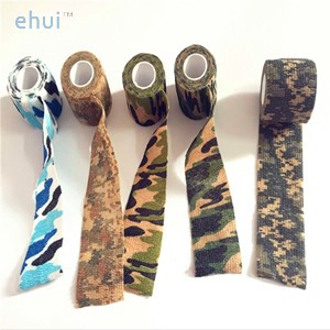 Export popular army Marine camouflage self adhesive elastic bandage