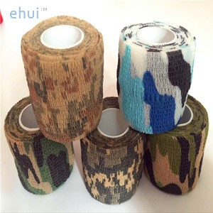 Export popular army Marine camouflage self adhesive elastic bandage