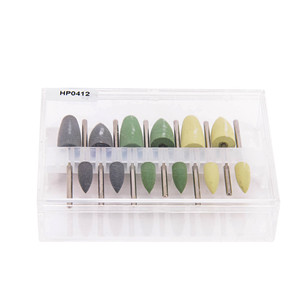 Dental material resin base polishing set silicone grinding head