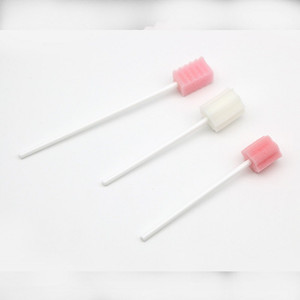 Disposable dental care and cleaning sponge stick stick