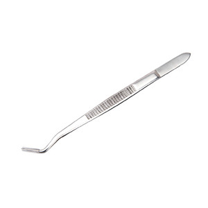 Flat light magnification mouthpiece probe tweezers three-piece