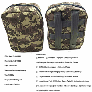 China wholesale camouflage portable outdoor first aid kit