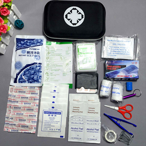 China cheap 18-piece car waterproof nylon emergency medical kit