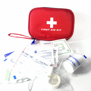 Cheap 13 kinds of 41 components portable outdoor medical first aid kit