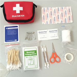 Wholesale portable outdoor waterproof nylon medical first aid kit