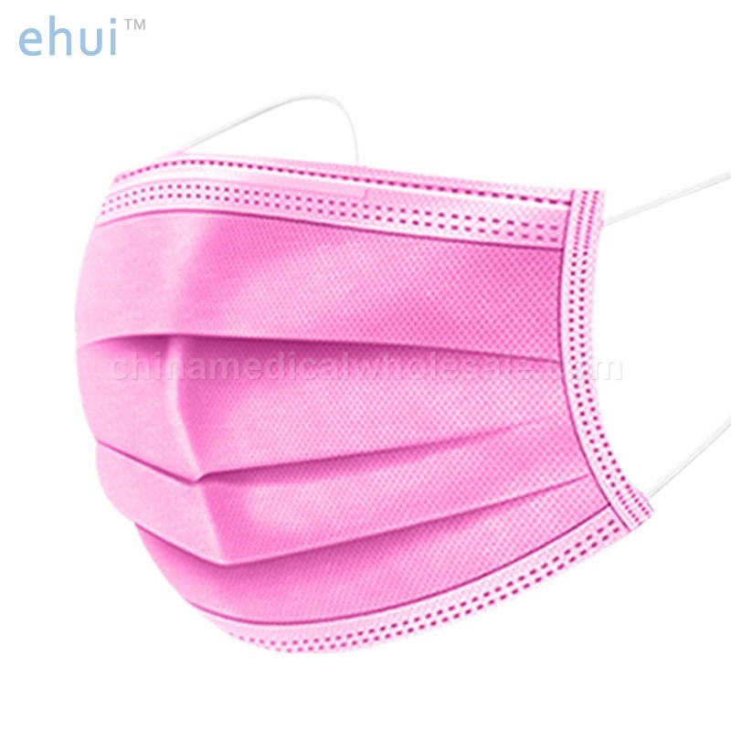 Disposable mask civilian three-layer non-woven meltblown protective mask