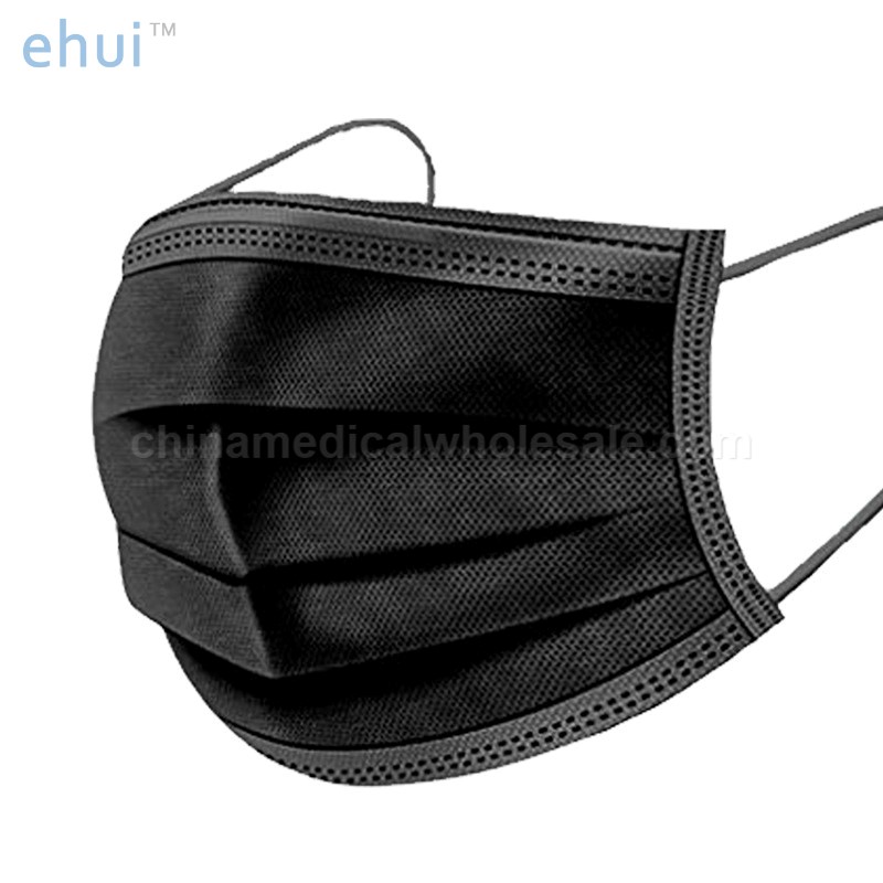 Disposable mask civilian three-layer non-woven meltblown protective mask