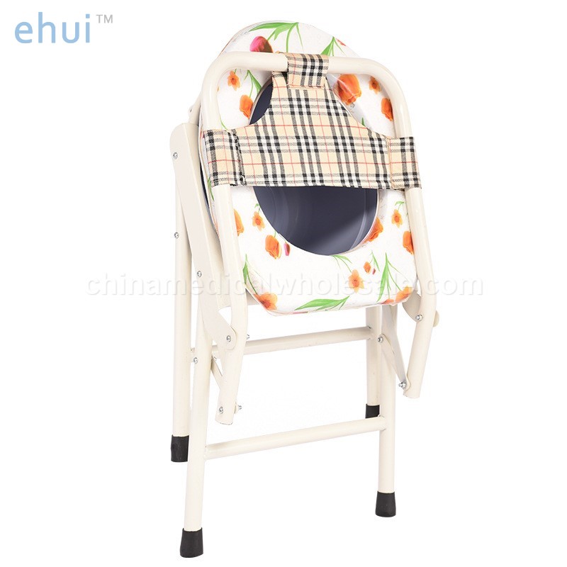 Supply high back folding toilet chair manufacturer