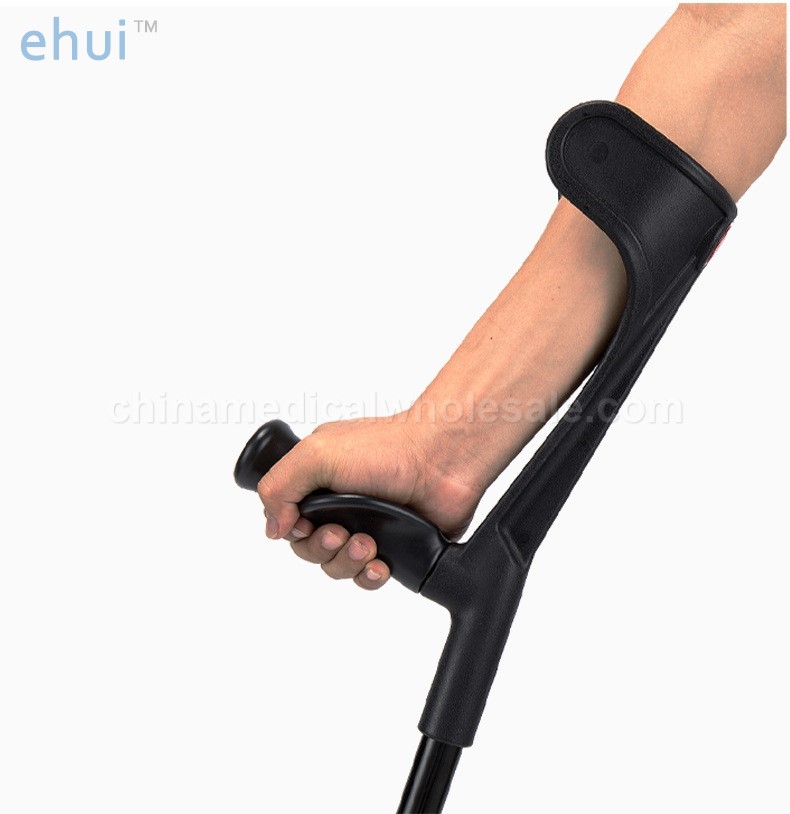 Direct selling aluminum alloy anti slip underarm crutches seller