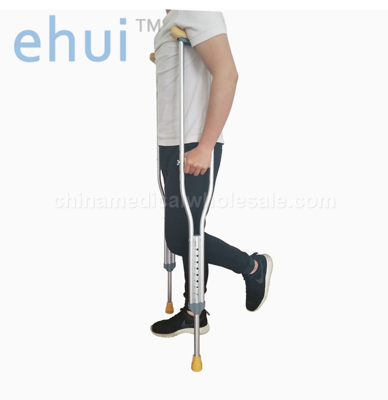 Direct selling anti slip fall adjustable crutch