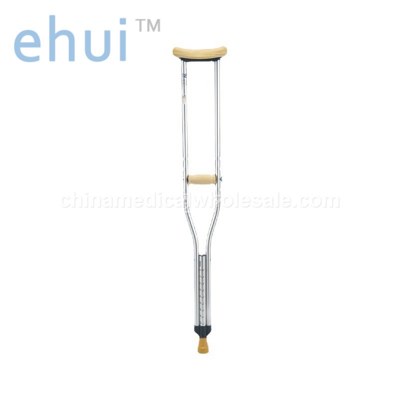 Direct selling anti slip fall adjustable crutch