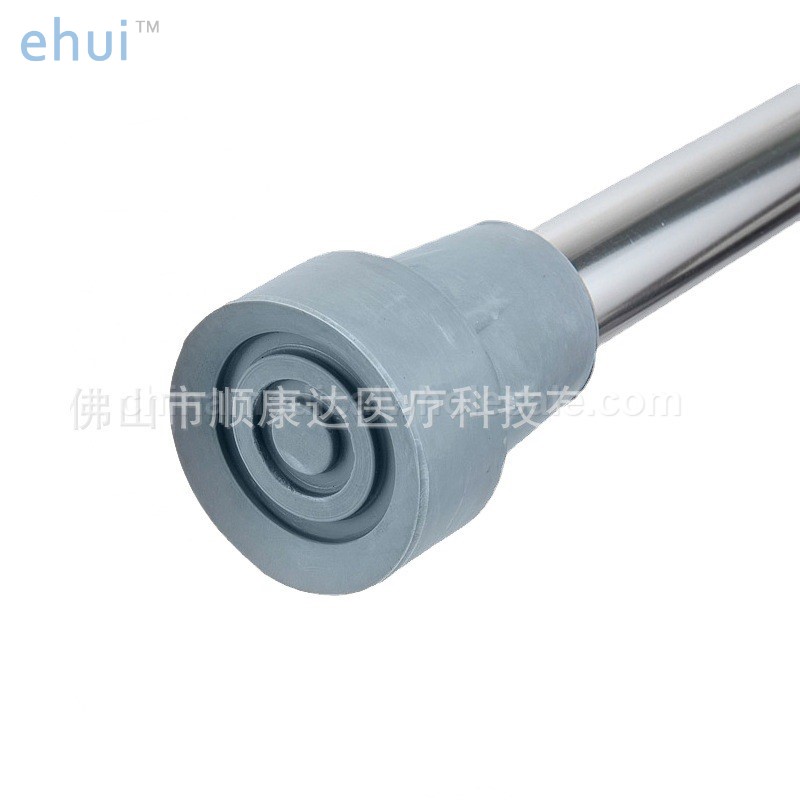 Ultra light stainless steel aluminum alloy telescopic anti slip crutch