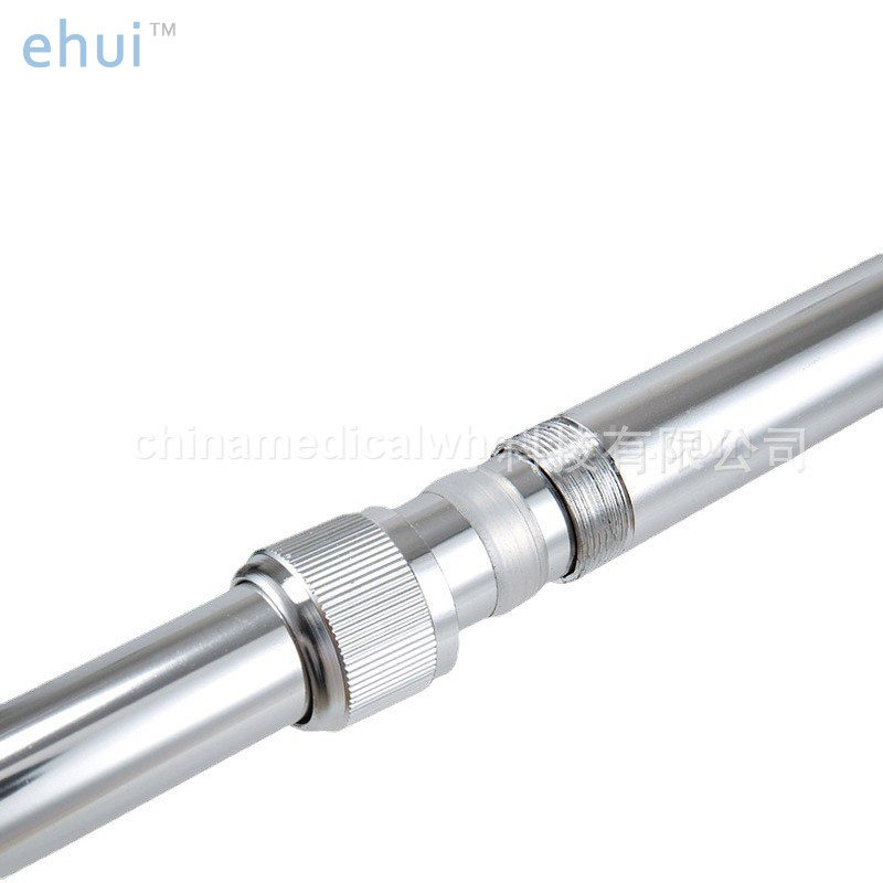 Ultra light stainless steel aluminum alloy telescopic anti slip crutch