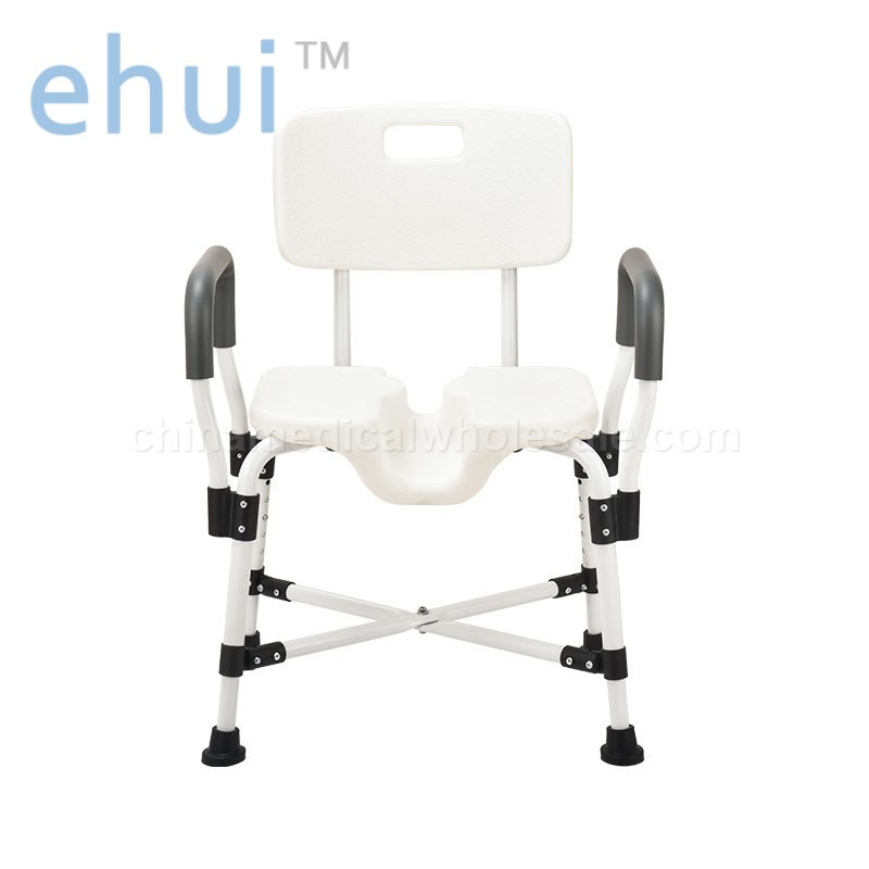 Manufacturer of bath chair for non slip shower with armrest