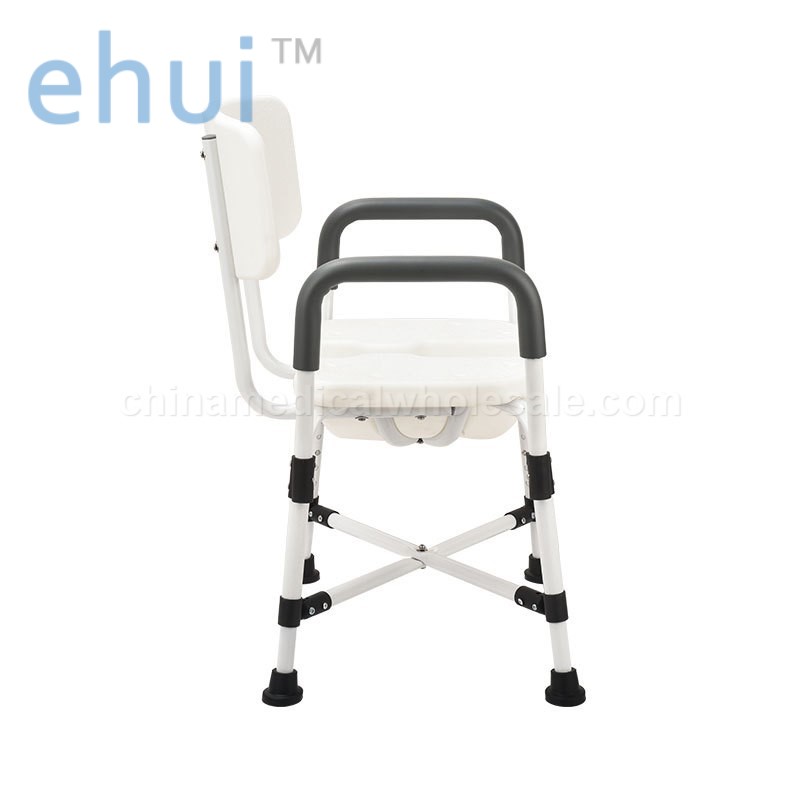 Manufacturer of bath chair for non slip shower with armrest