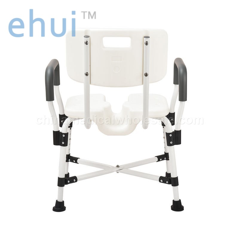 Manufacturer of bath chair for non slip shower with armrest