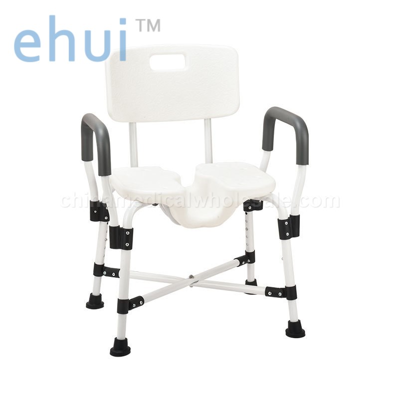 Manufacturer of bath chair for non slip shower with armrest