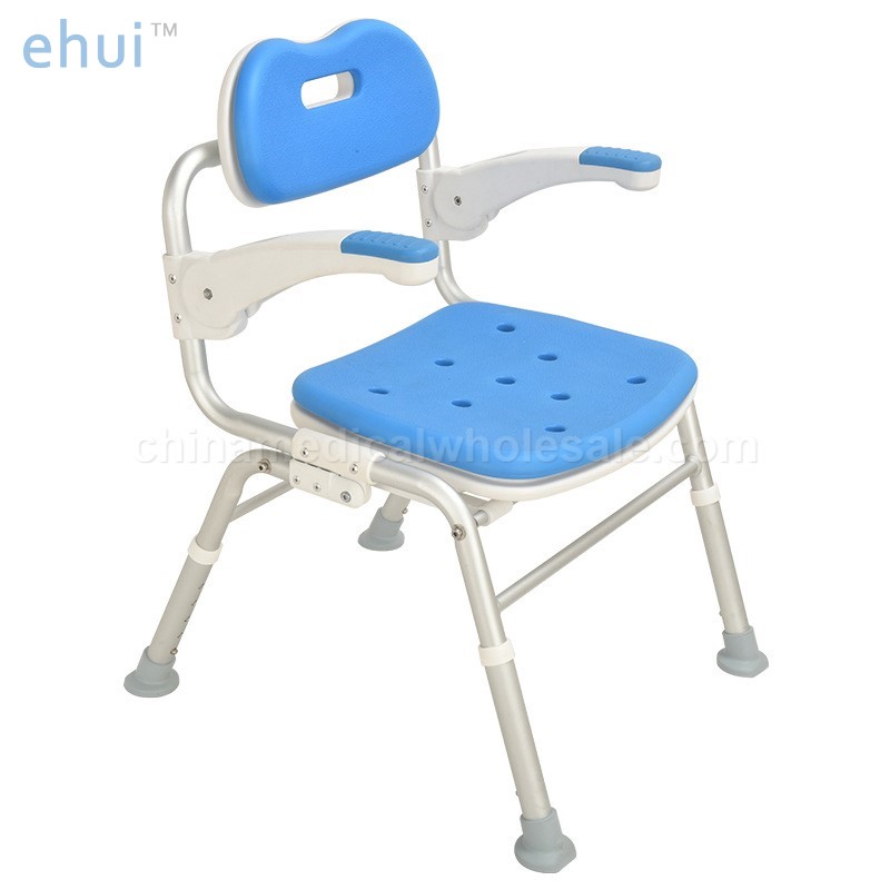 Direct selling folding stool upturned armrest bath chair