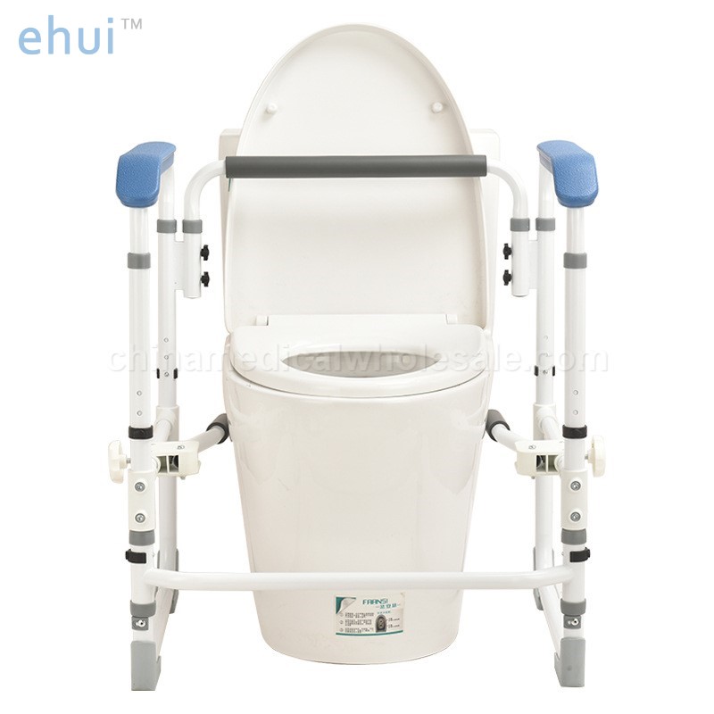 Non perforated toilet handrail domestic toilet toilet toilet non slip fall power support in bathroom