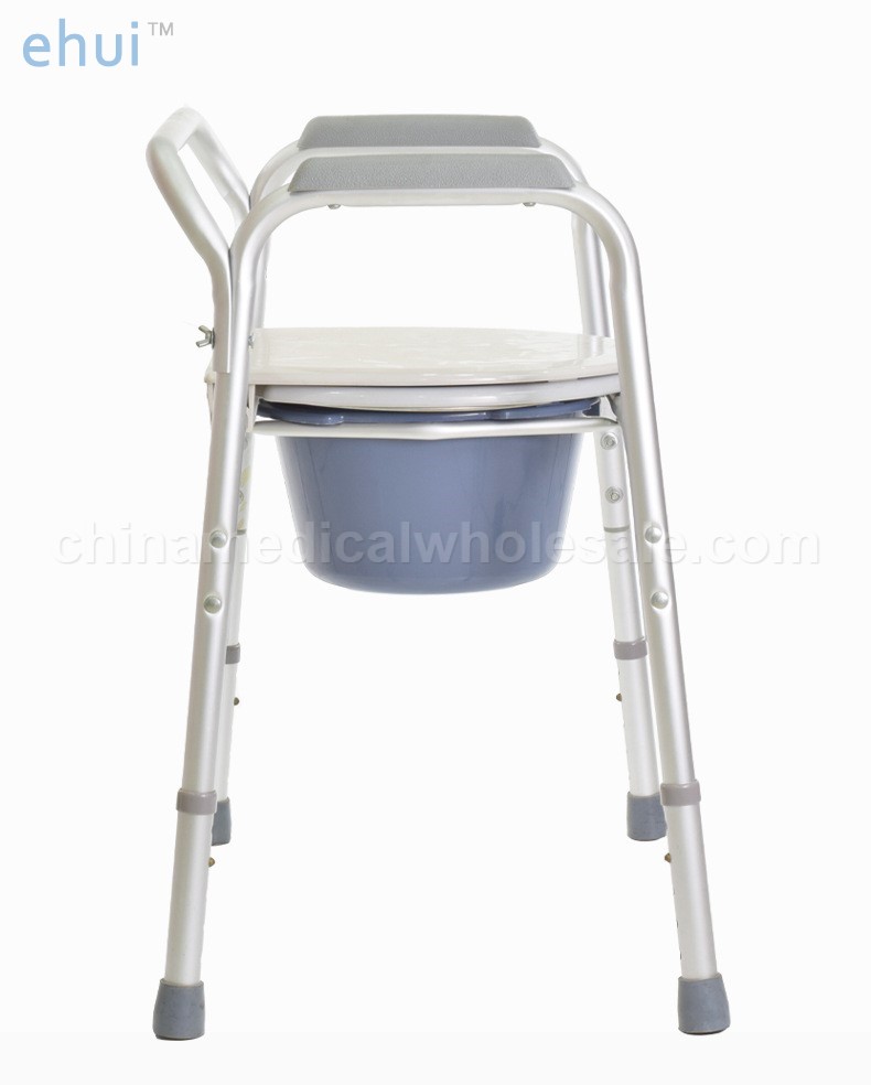 Portable foldable elderly toilet chair bath chair manufacturer