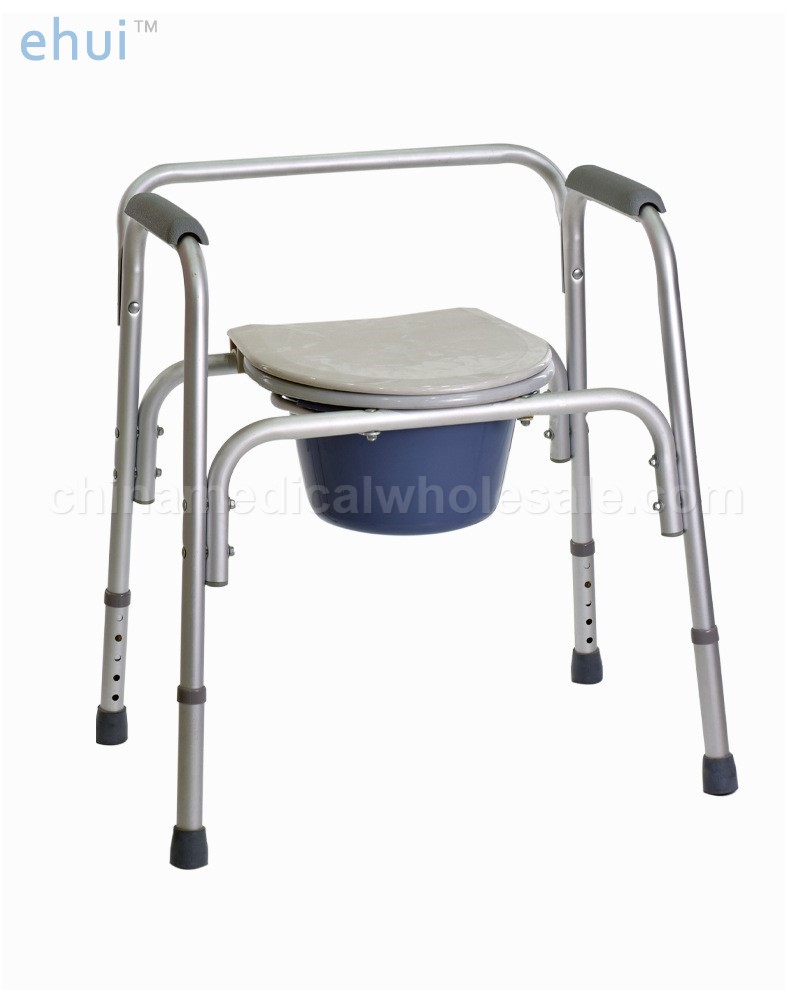 Portable foldable elderly toilet chair bath chair manufacturer