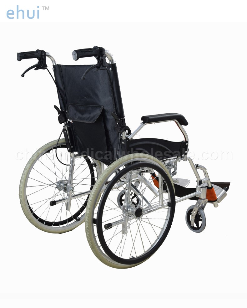 Aluminum alloy folding manual wheelchair