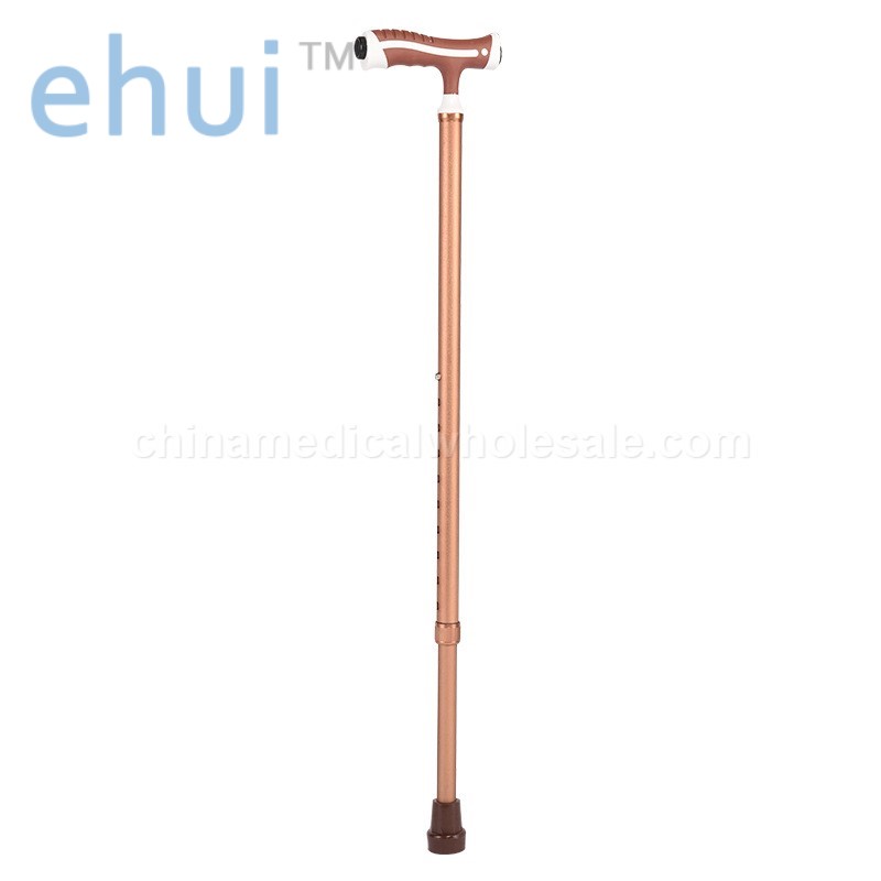 Supply outdoor mountaineering aluminum alloy telescopic crutch manufacturer