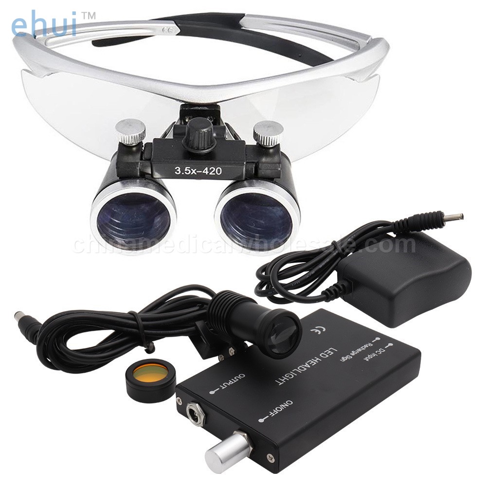 Binocular band filter magnifier