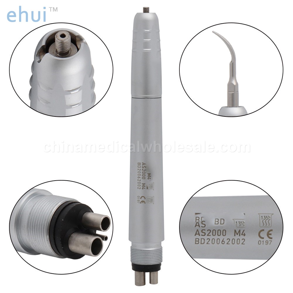 High frequency dental cleaner low noise pneumatic dental cleaner