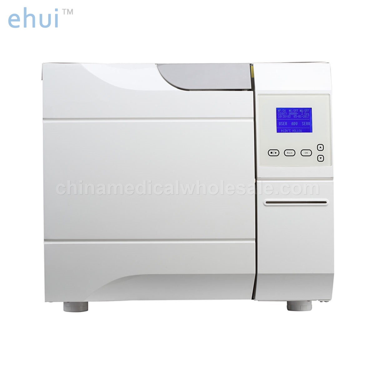 Reasonable price horizontal medical autoclave with waste water tank