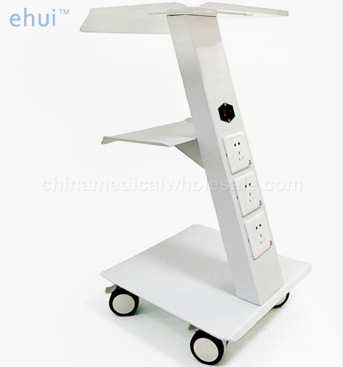 Dental mobile cabinet stainless steel three-layer cabinet hospital furniture