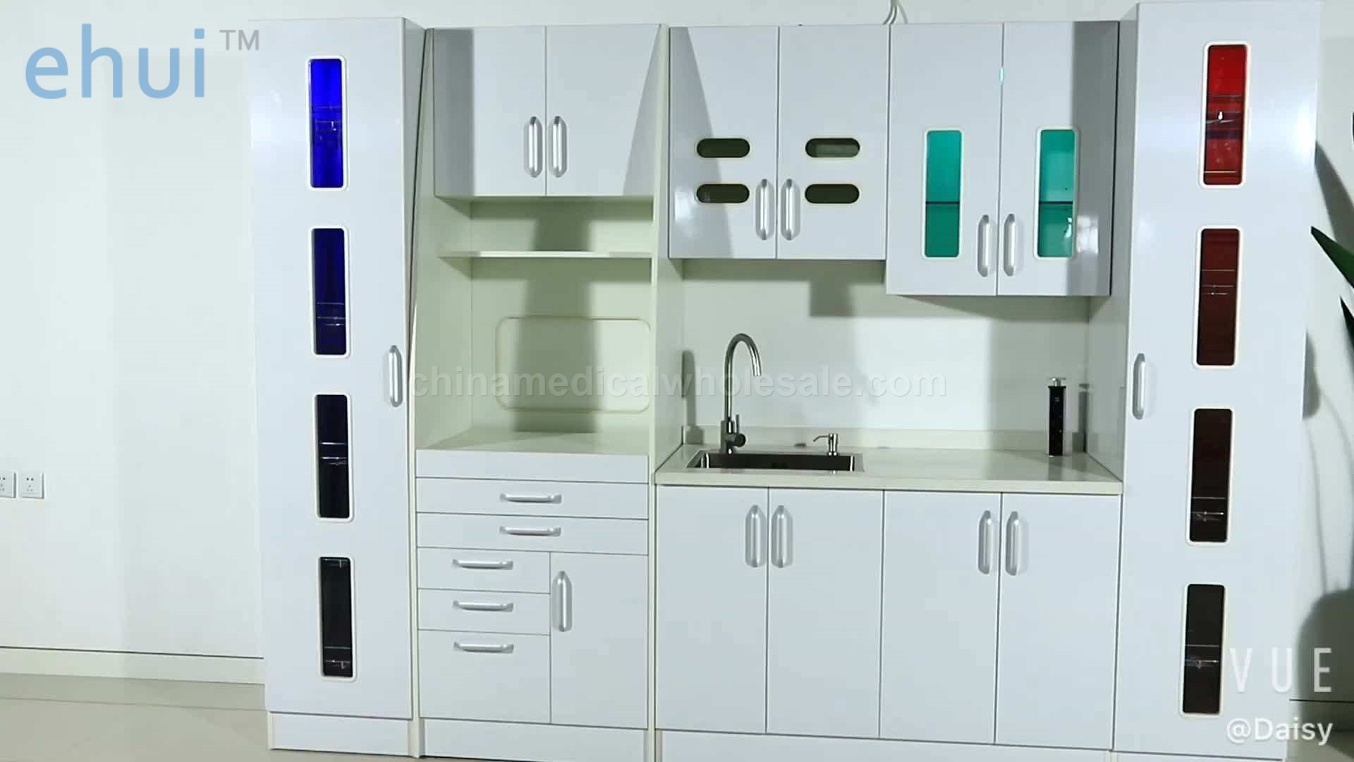 Disinfection unit extended dental furniture clinic cabinet