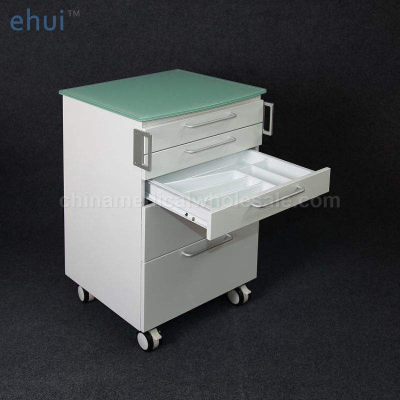 Sterilization Dental Cabinet Clinic Hospital Furniture Medical Mobile Cart Cabinet