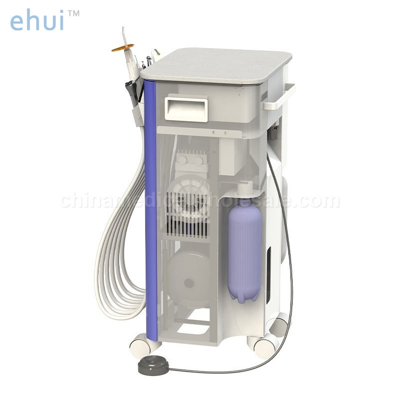 Small portable dental pneumatic turbine