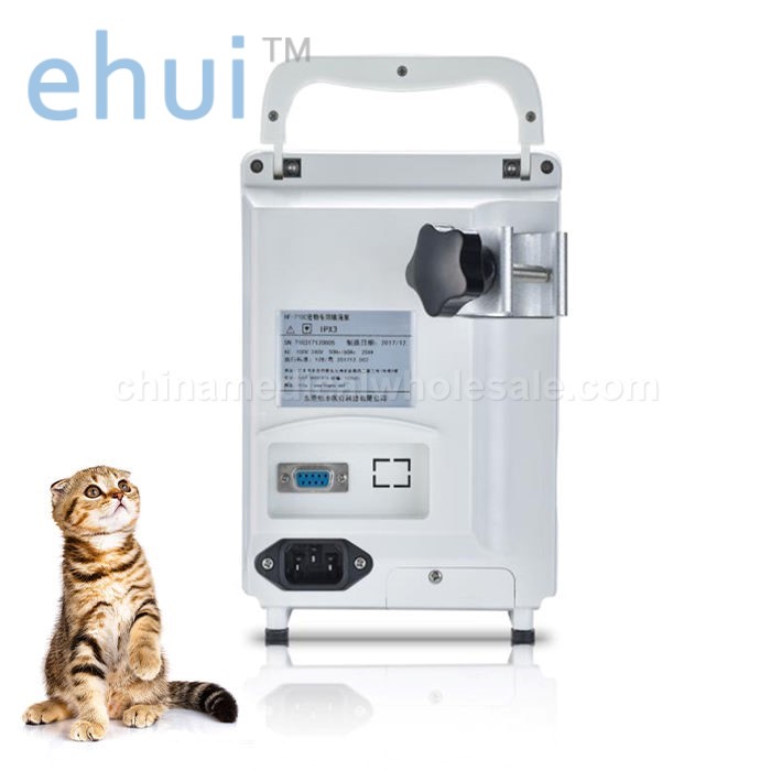 High precision LCD dog cat veterinary infusion peristaltic pump