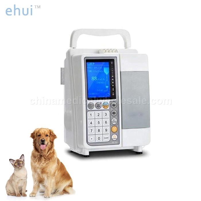 High precision LCD dog cat veterinary infusion peristaltic pump