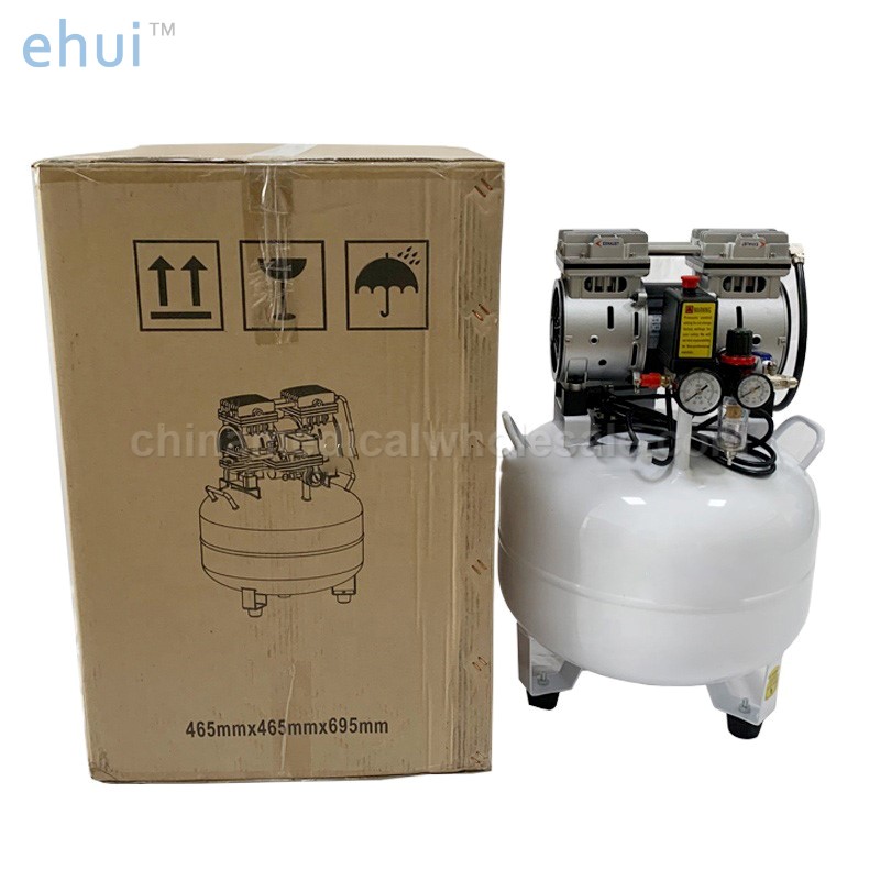 Dental equipment dental mute oil-free air compressor one by one